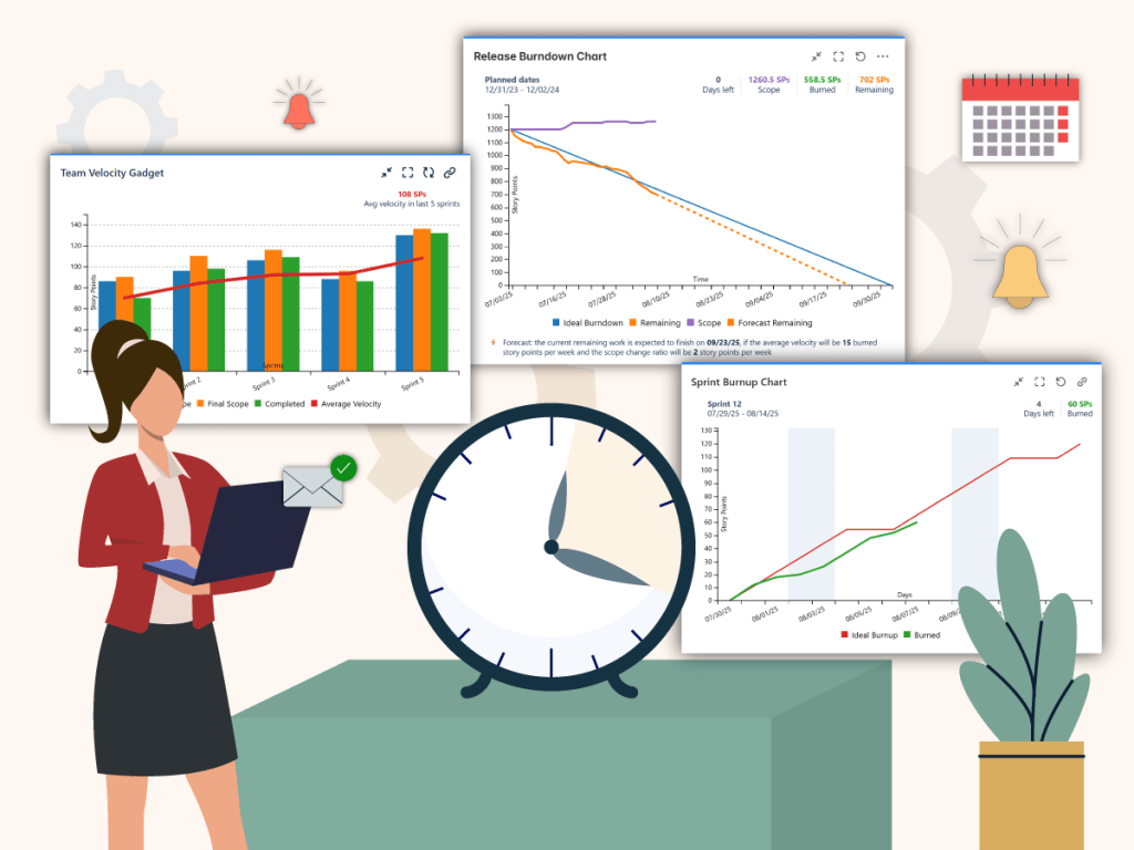 Tracking an agile project that uses time estimates with Great Gadgets for Jira